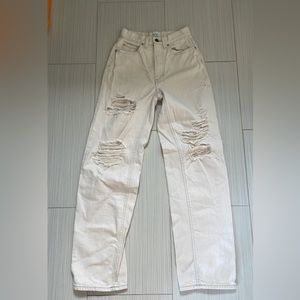 BDG white ripped jeans